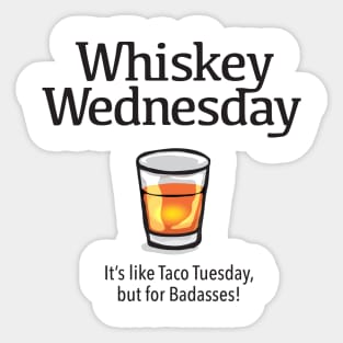 Whiskey Wednesday Sticker